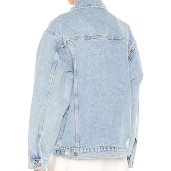 ANINE BING Rory Denim Jacket in Vintage Blue - Picture 2 of 9